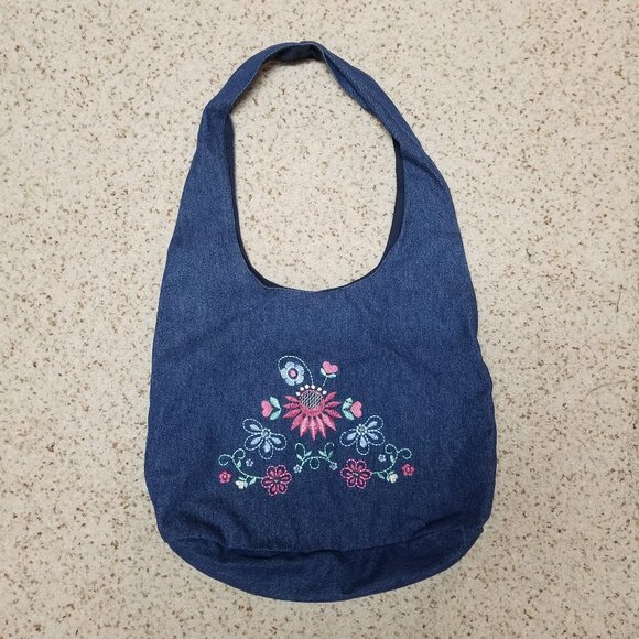 Northern Reflections Denim Shoulder Bag - Picture 1 of 6